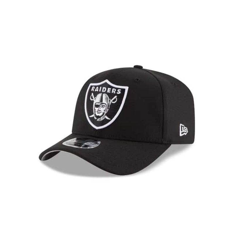 NFL Las Vegas Raiders Stretch Snap 9Fifty Snapback (FBD5221) - Black New Era Caps